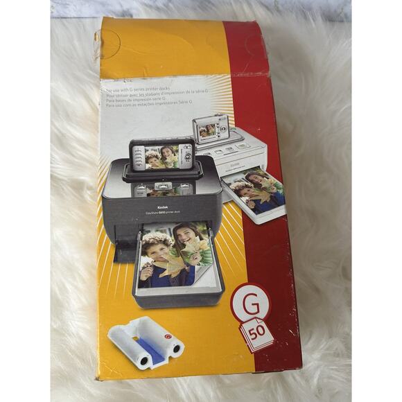 New Kodak G Series 50 Color Cartridge & Photo Paper Refill Kit